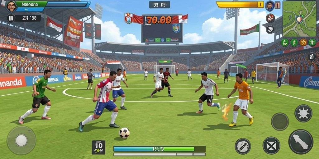 Screenshot dari mode permainan yang menantang dan seru.