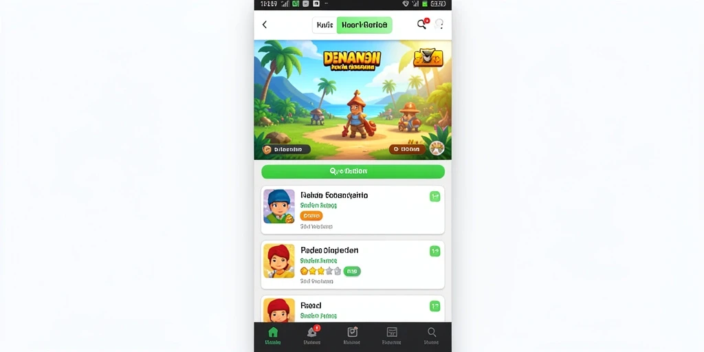 Screenshot memperlihatkan fitur turnamen yang mengasyikkan.